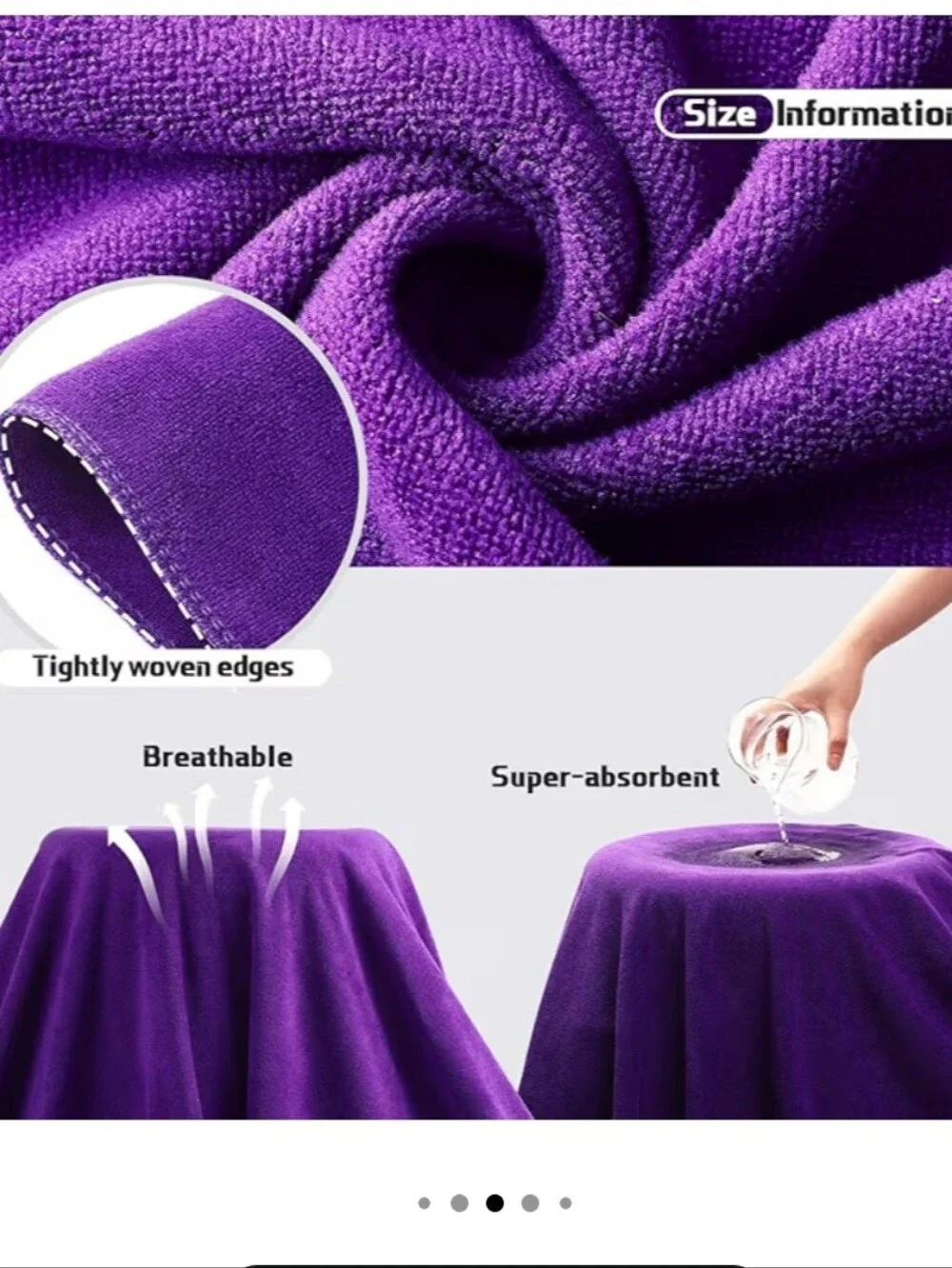 2 Pc Oversized Bath Towels 40